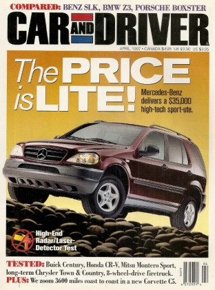 CAR & DRIVER 1997 APR - AC SCHNITZER, CATERHAM,TRICKLE